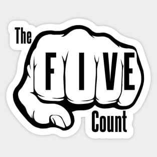 The Five Count Black Logo Sticker